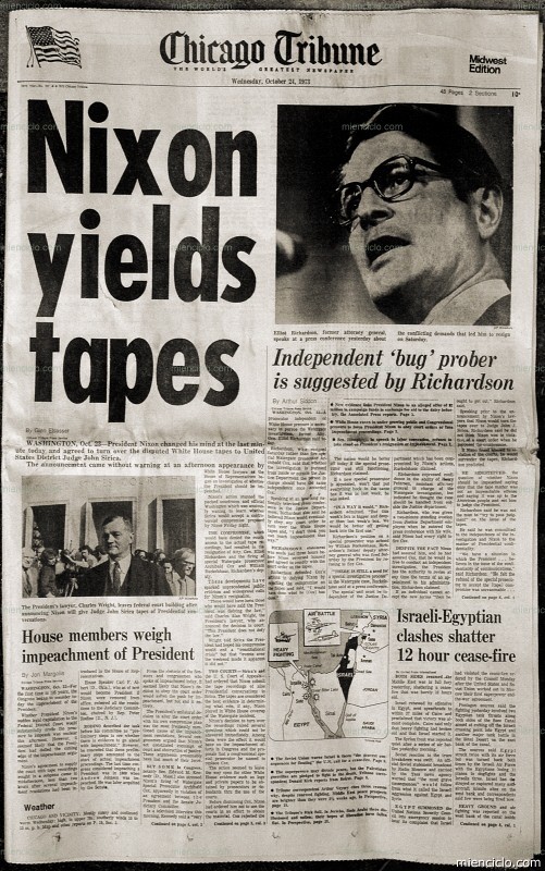 Se cumplen 40 años del «caso Watergate» que acabó con la carrera política de Richard Nixon