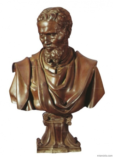 Busto de Miguel Ángel, obra de
Daniele da Volterra