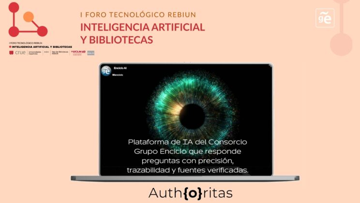 I Foro Tecnológico REBIUN. Inteligencia Artificial y Bibliotecas